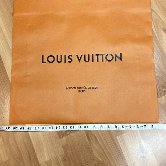 Louis Vuitton Authentic X Large Paper Shopping Bag 20”x19”x4.5” - Picture 2 of 4